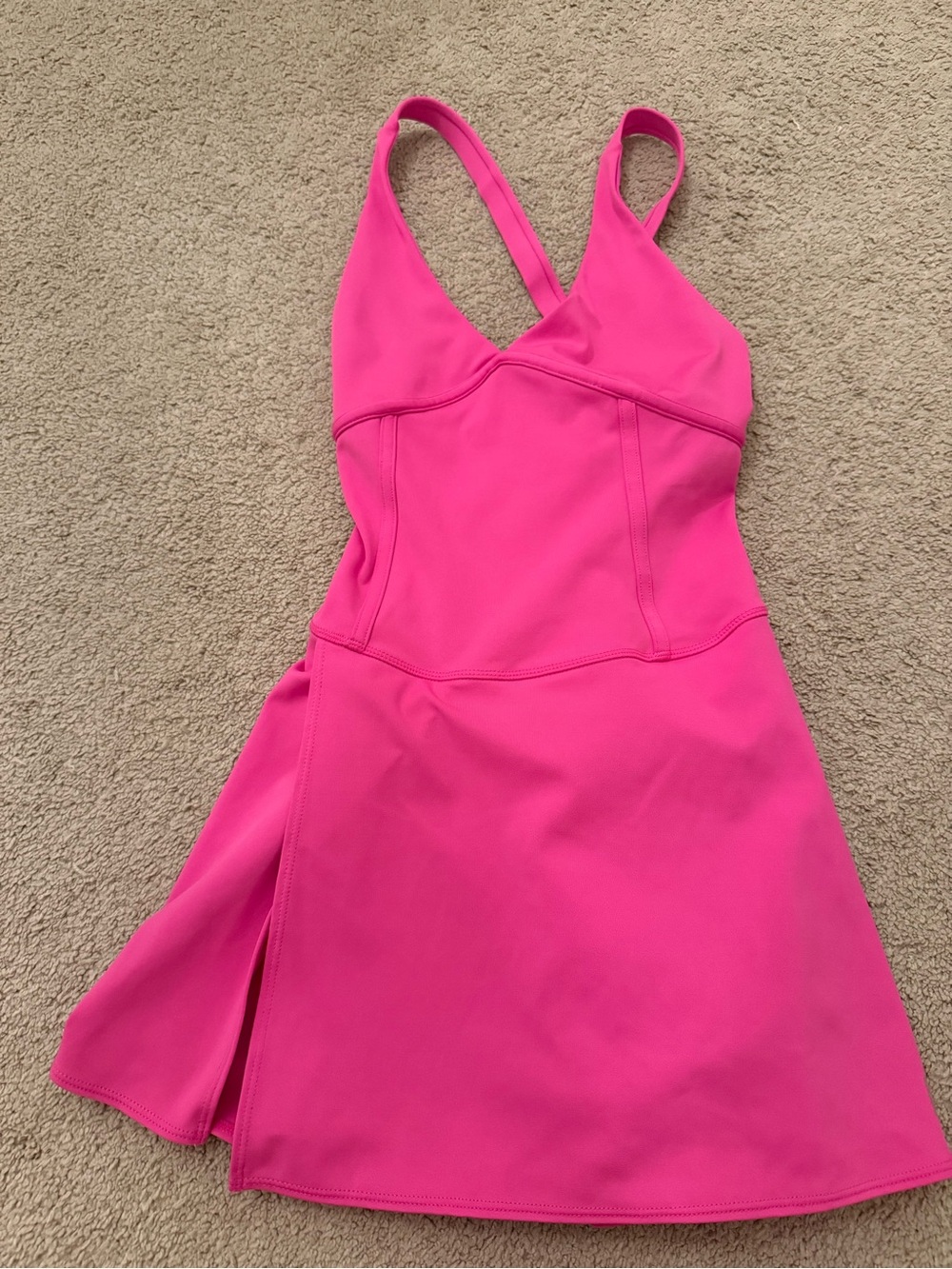 NWOT Free People Movement Drop Shot UV Protection Skortsie Dress Fuchsia Size XS - Picture 4 of 8